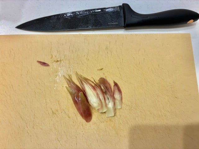 切る
