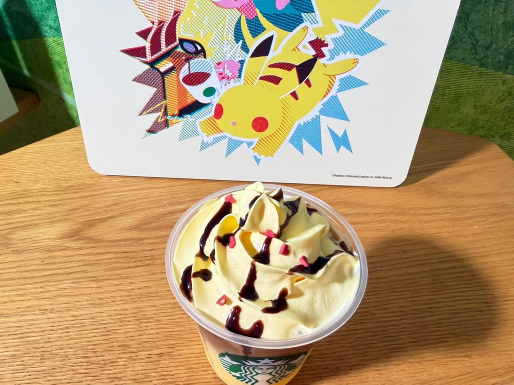 ピカチュウハニークリームラテ