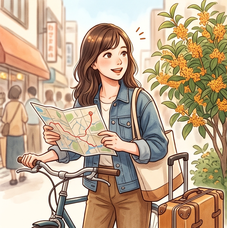 どこかへ出かけたくなる