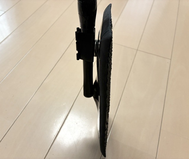 フローリングワイパーにダブルクリップ