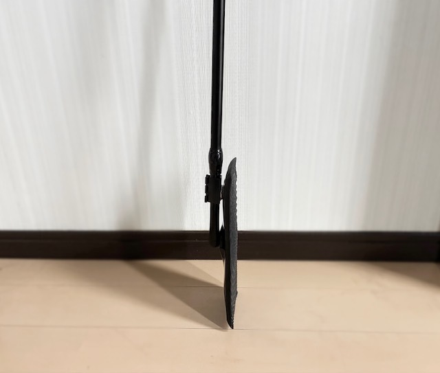 フローリングワイパーにダブルクリップ