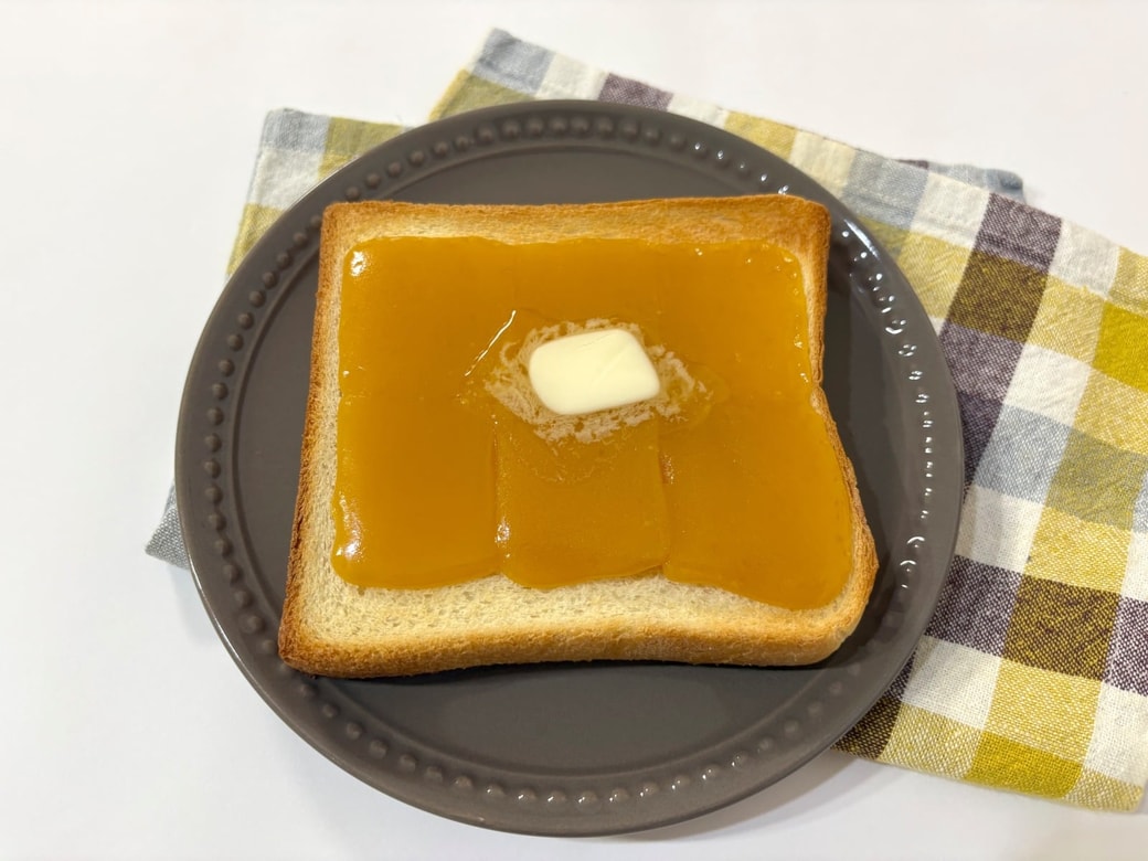 さつまいもバタートーストの完成
