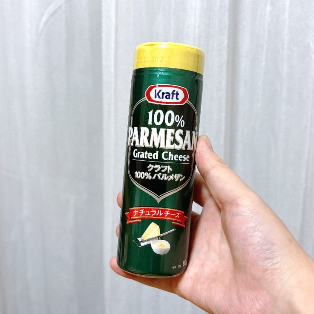 森永乳業の「クラフト 100%パルメザンチーズ」