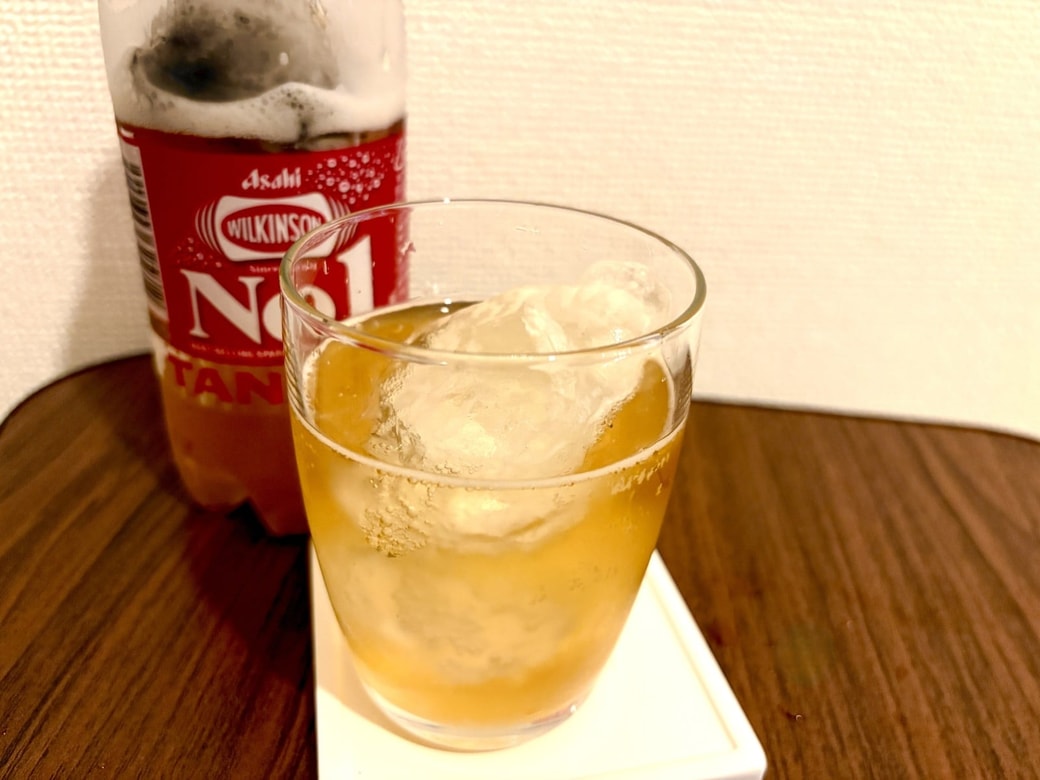 ペットボトルとティーソーダ