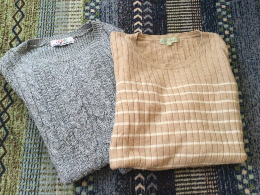 ニットの服