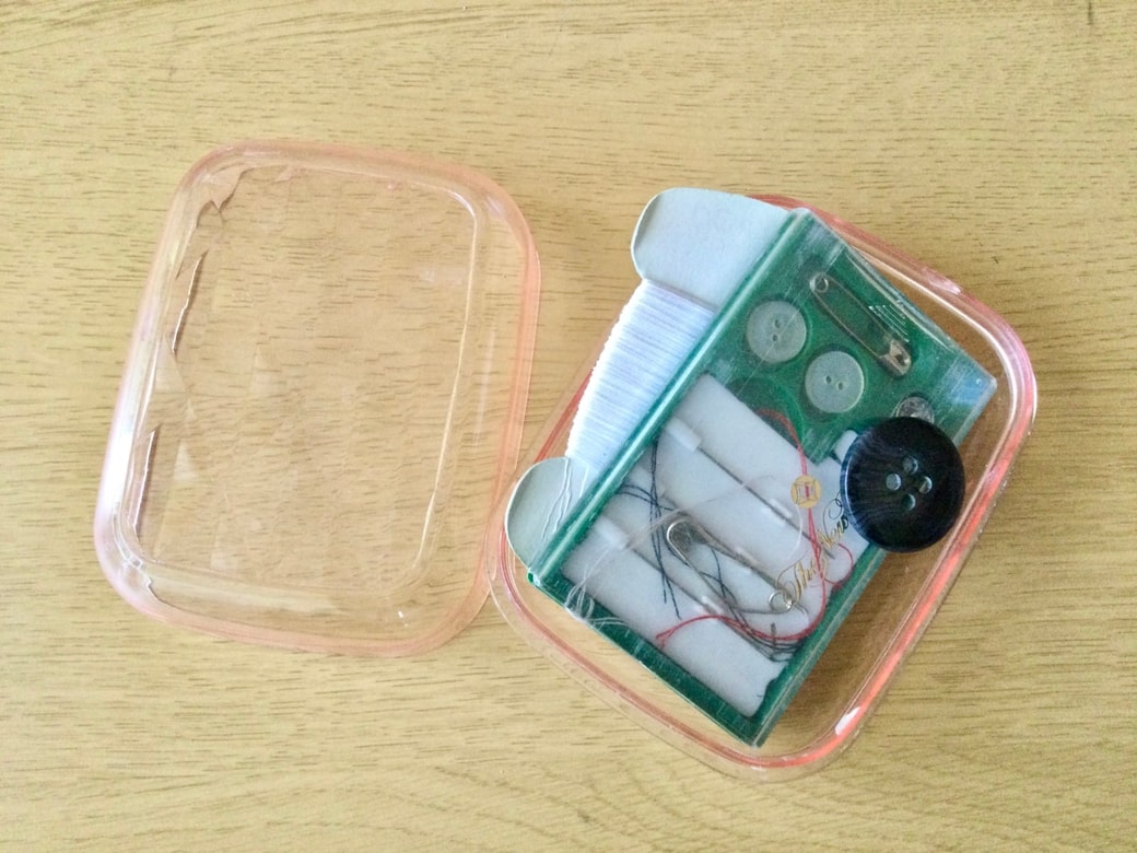 石けんケースを裁縫道具の持ち運びに使う