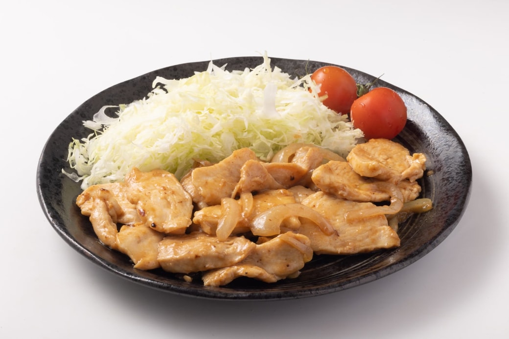 3.鶏むね肉の生姜焼き