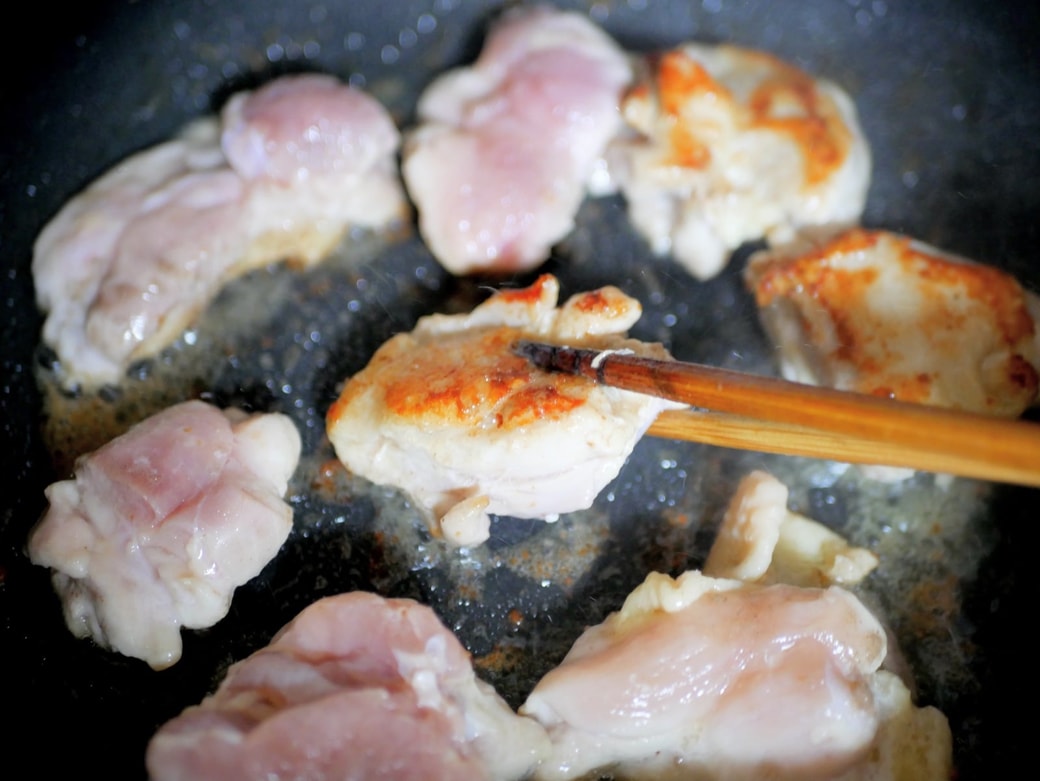 皮が香ばしくなったところ