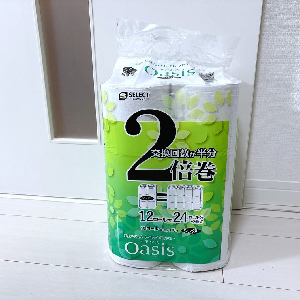 3．2倍巻きのトイレットペーパー