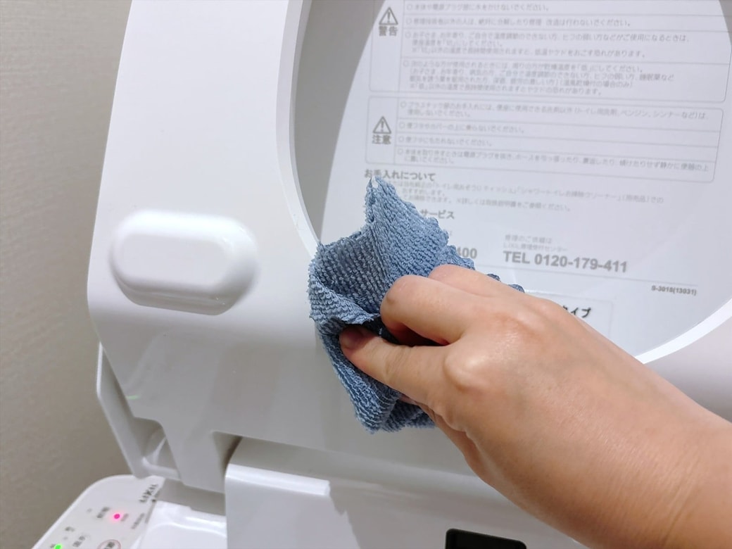 洗剤の残り感が気になる場合は仕上げ拭きを推奨
