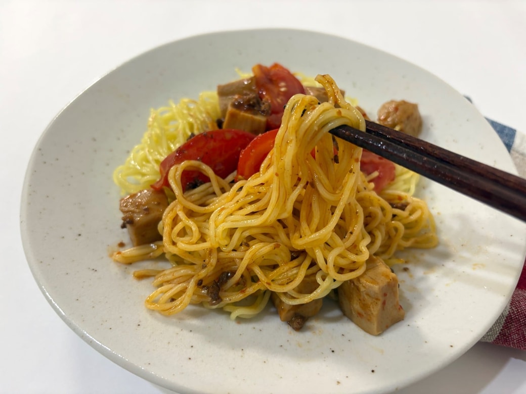 トマトの酸味との相性抜群