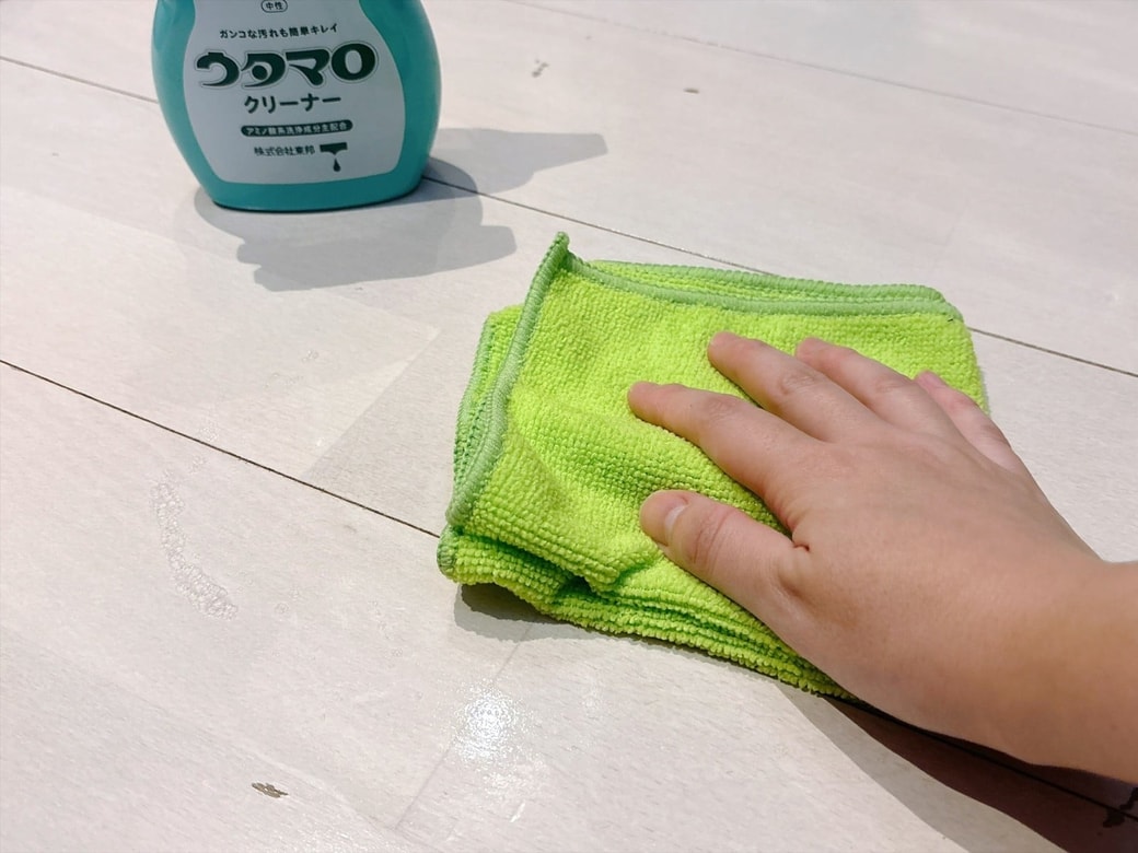 NGその1.洗剤の拭き取りが甘い