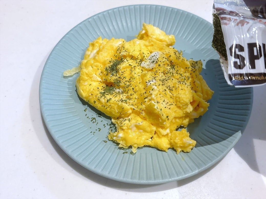 手順3.乾燥パセリをふったらできあがり