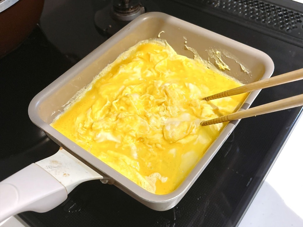 すぐに火が通るので、加熱しすぎに注意