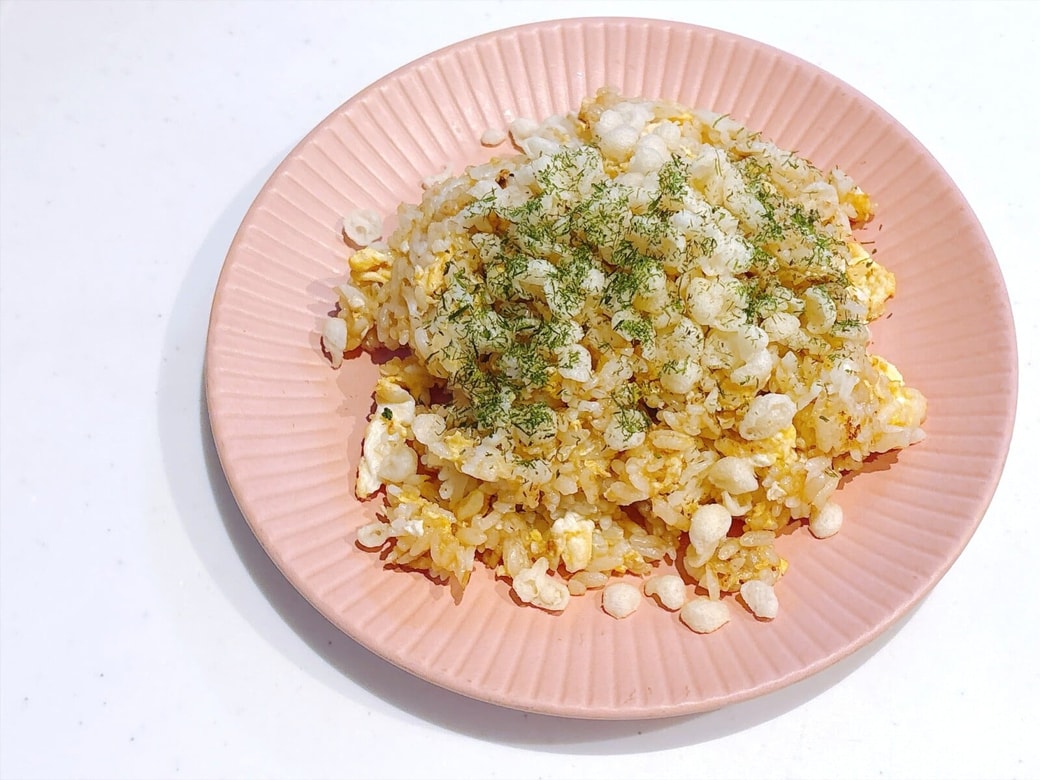 できあがった「お好みチャーハン」