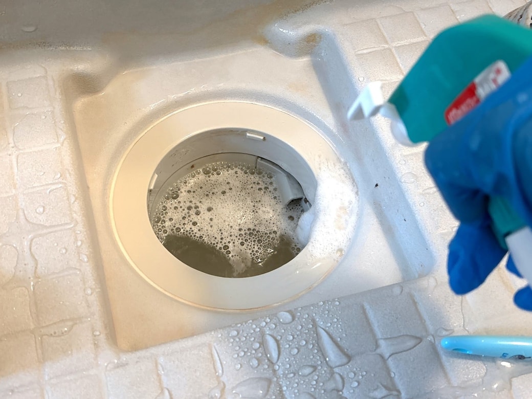 NGその1.洗剤を長時間つけ置きする