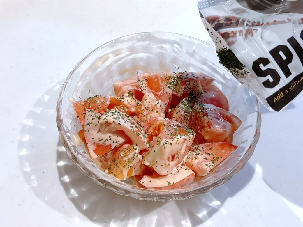 手順3.乾燥パセリをかけたらできあがり
