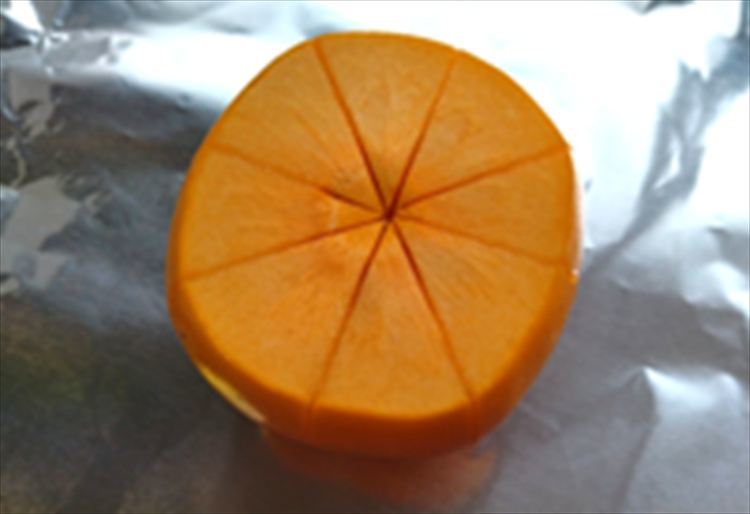切り口に切り込みを入れたところ