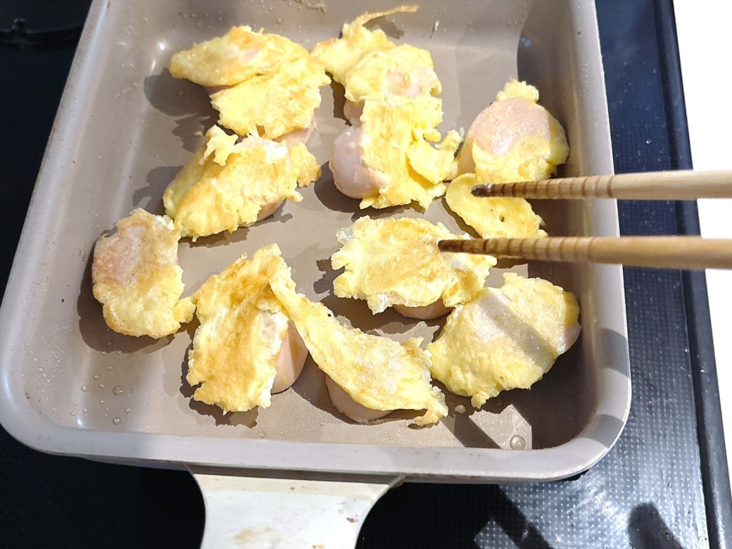 両面焼けたらできあがり