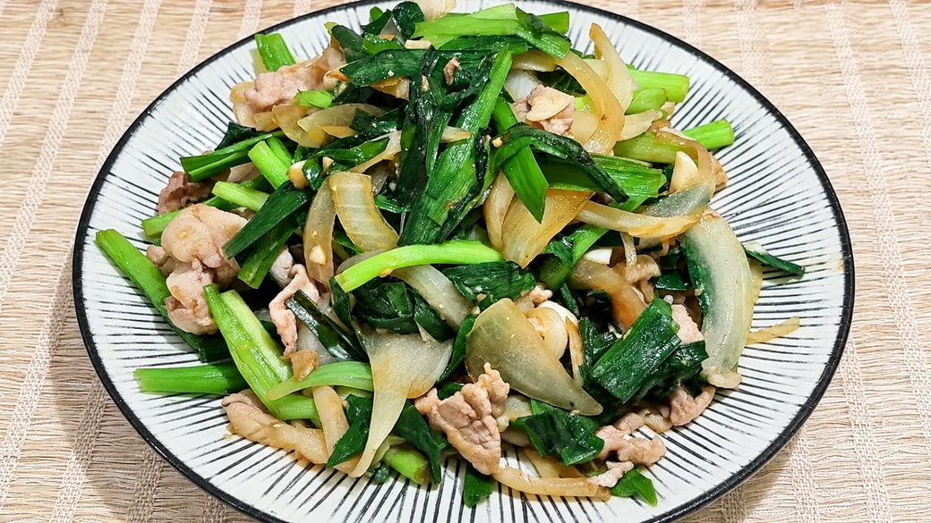 豚肉のにんにくみそ炒め