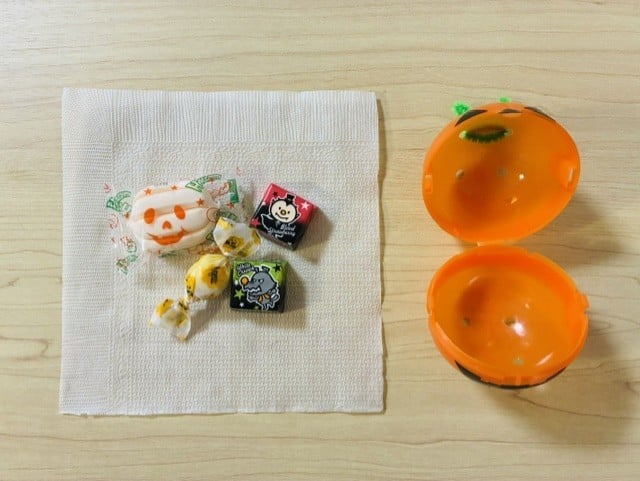 カプセルハロウィンラッピング材料