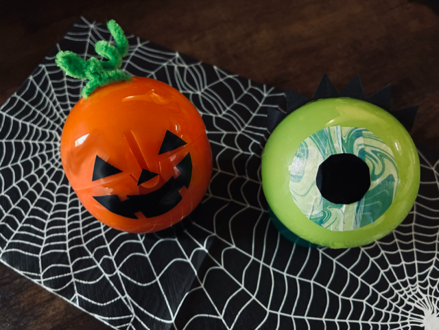カプセルハロウィンラッピング材料