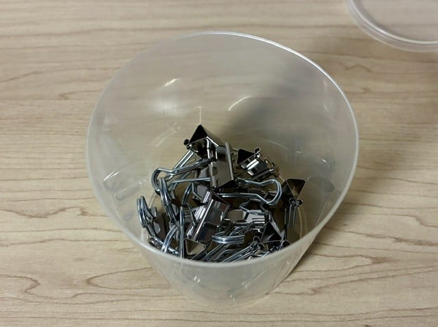綿棒の空き容器活用法