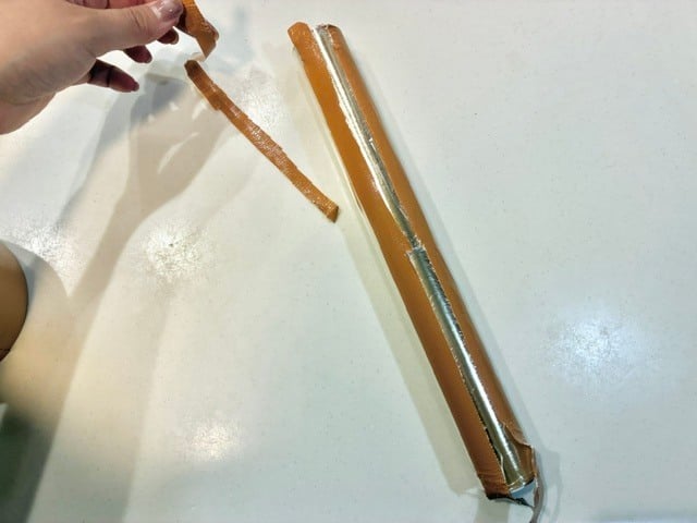 上まで裂く