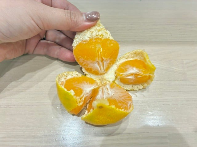 皮を剥く