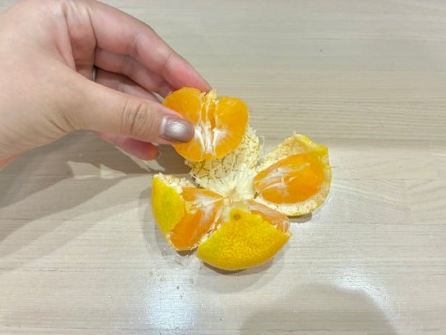 皮を剥く