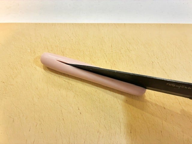 切る